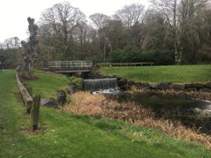 Castlemartyr, stream to lake in Castlemartyr hotel