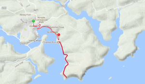 Map for the complete Maritime walk