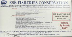 Curraleigh, ESB-Walk, Information about fishing