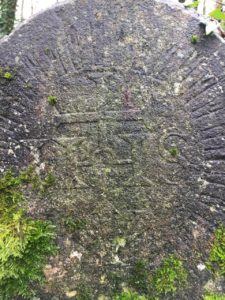 Castlemartyr, Ballyvoughtera church ruin gravestone