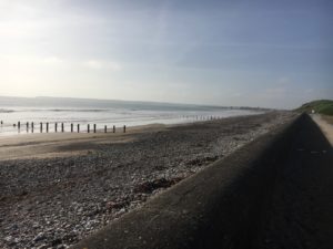 Youghal's family friendly Front beach in late winter